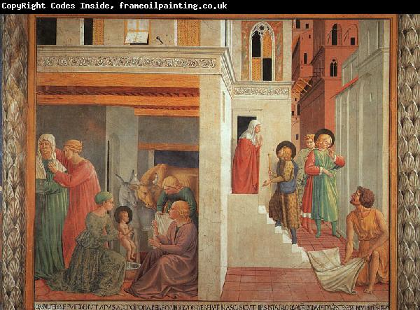 Benozzo Gozzoli The Birth of St.Francis and Homage of the Simple Man